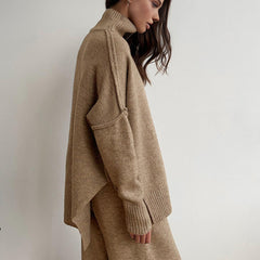 Soft Knit Turtleneck Lounge Set - photo 2
