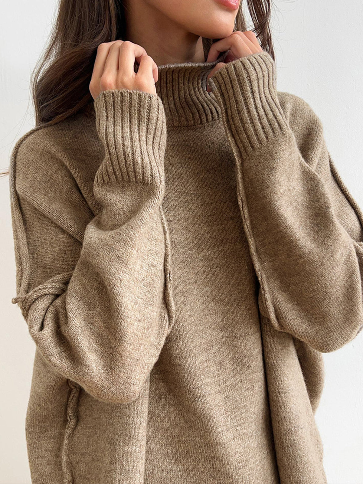 Soft Knit Turtleneck Lounge Set - photo 4