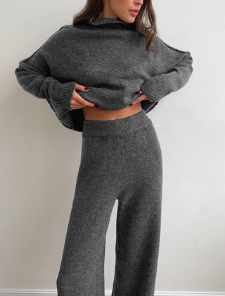 Soft Knit Turtleneck Lounge Set - photo 7