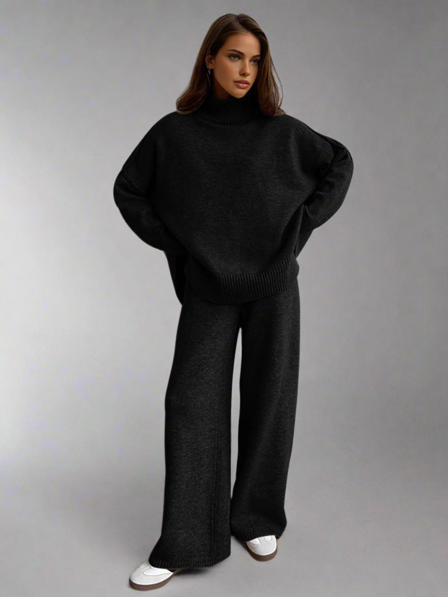 Soft Knit Turtleneck Lounge Set - photo 10