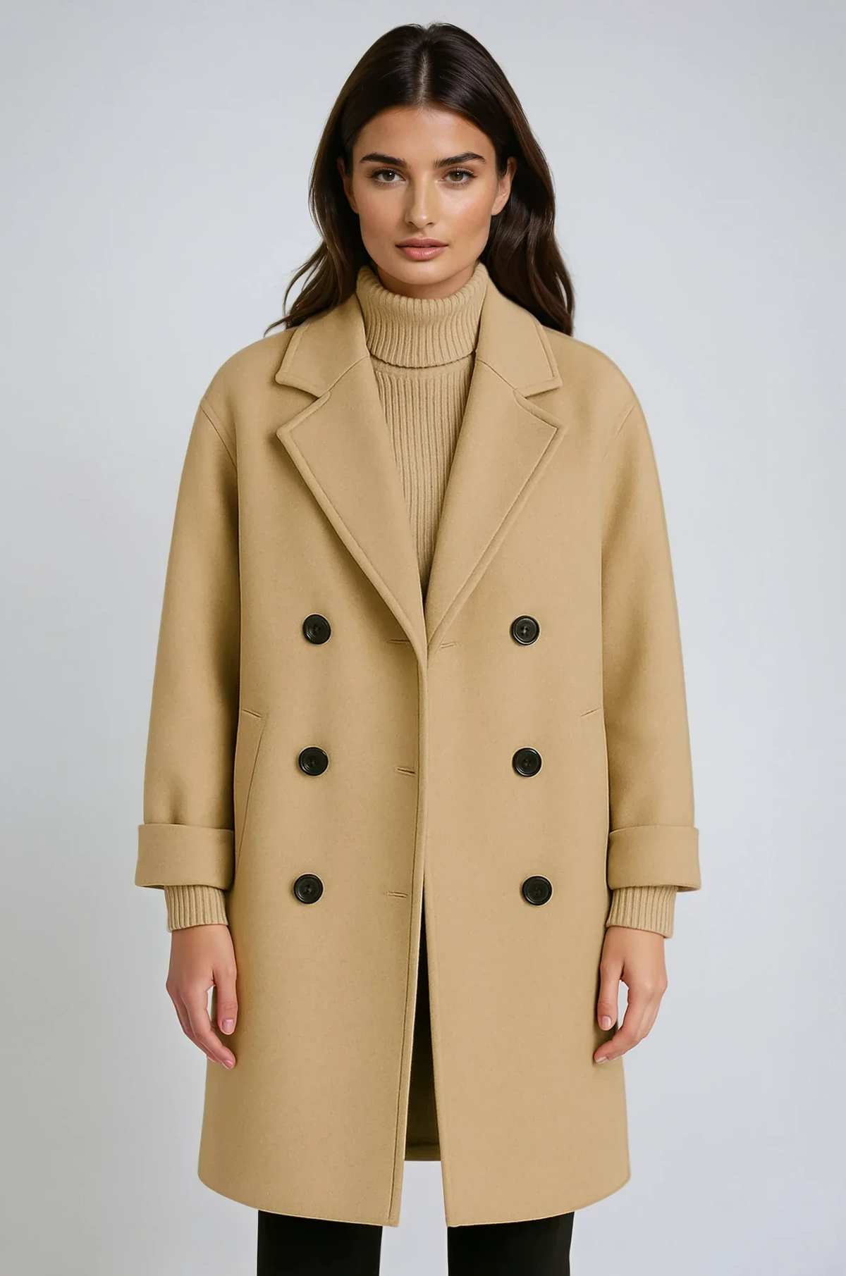 Women's Rivoli Classic Belted Wool Coat - photo 1
