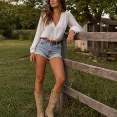 Modern Women’s Knee High Cowgirl Boots - photo 1