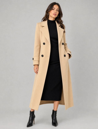 Wool Coat – Stylish Long Design for Warmth and Versatility - photo 1