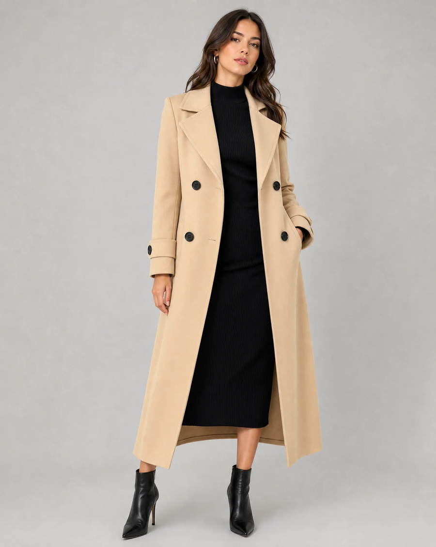 Wool Coat – Stylish Long Design for Warmth and Versatility - photo 1