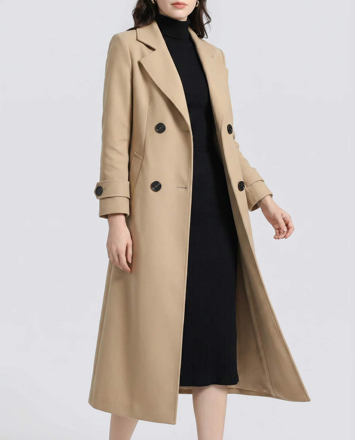Wool Coat – Stylish Long Design for Warmth and Versatility - photo 2