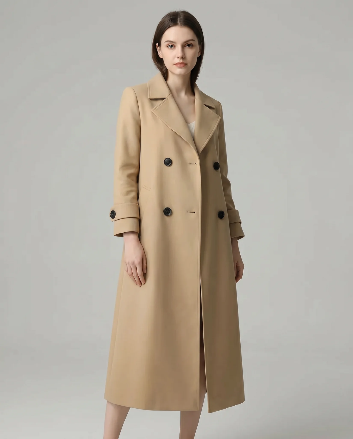 Wool Coat – Stylish Long Design for Warmth and Versatility - photo 4