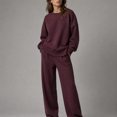 Women's Soft Knit Two-Piece Co-ord Set with Long Sleeves - photo 3