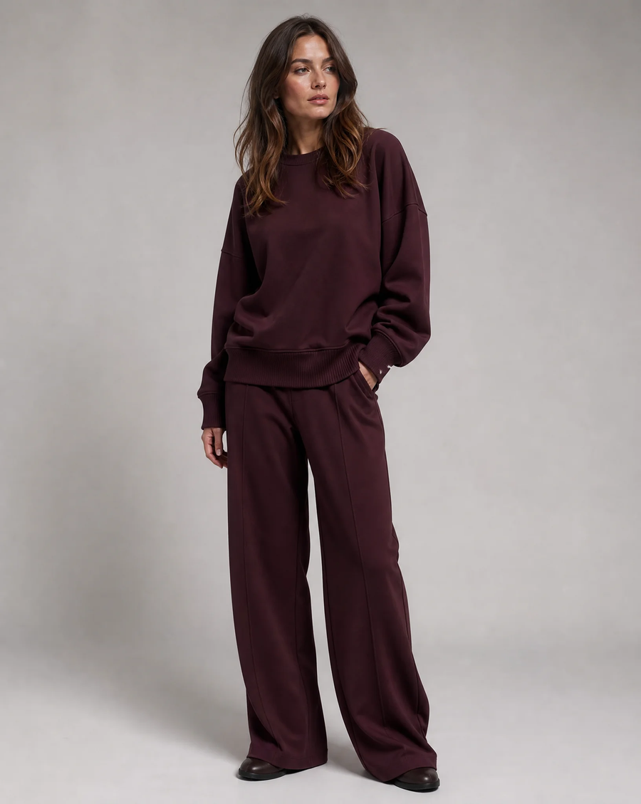 Women's Soft Knit Two-Piece Co-ord Set with Long Sleeves - photo 1