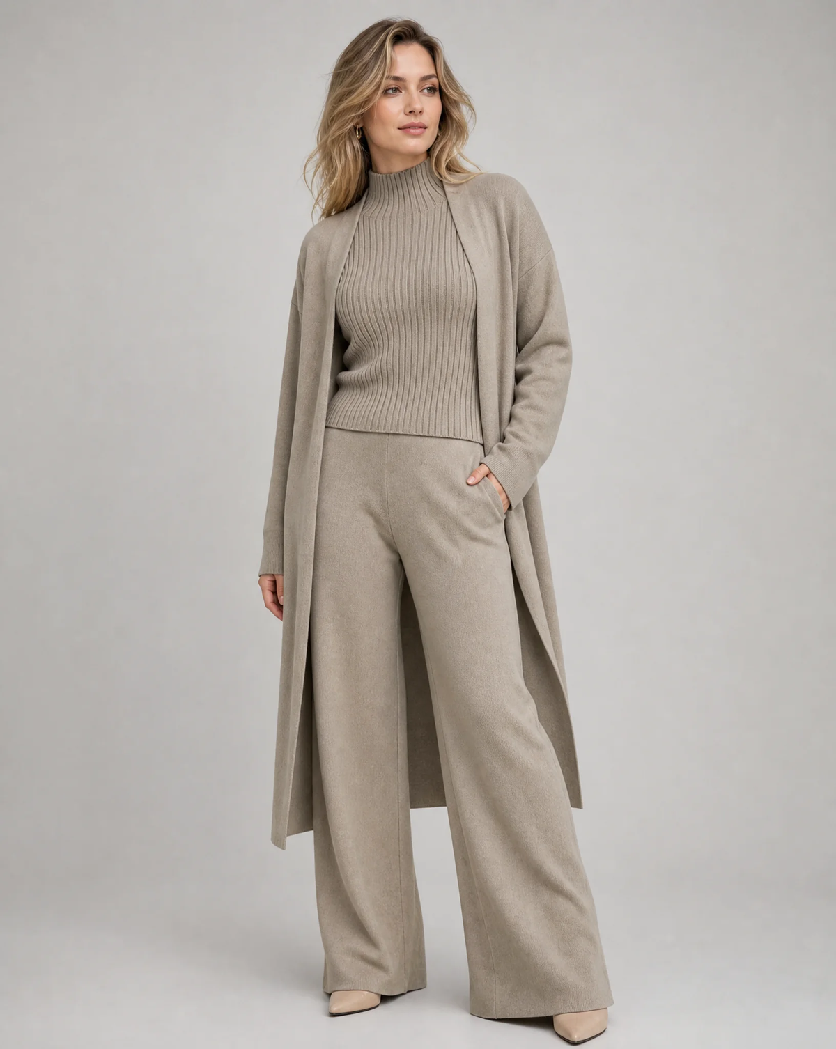 Women's Elegant Three-Piece Coordinated Set in Versatile Colours - photo 4