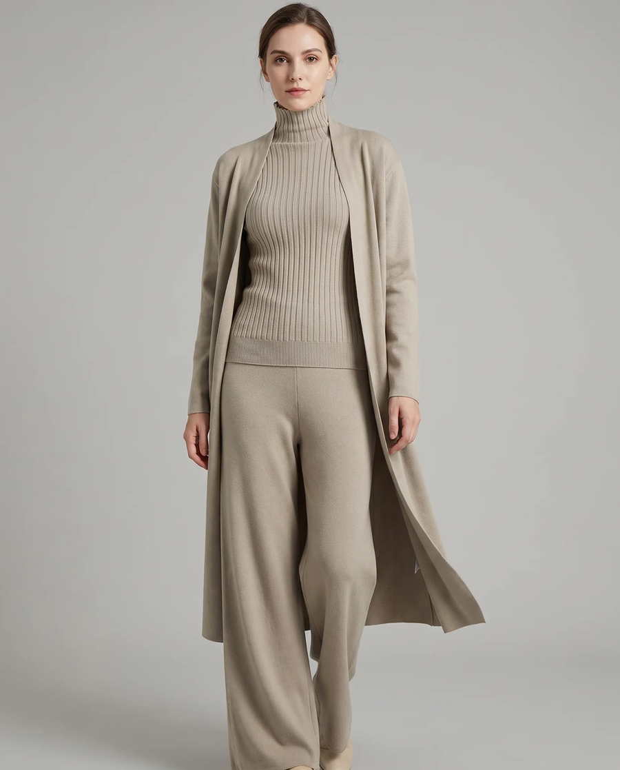 Women's Elegant Three-Piece Coordinated Set in Versatile Colours - photo 2