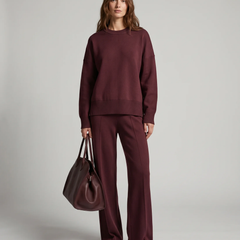 Women's Soft Knit Two-Piece Co-ord Set with Long Sleeves - photo 2