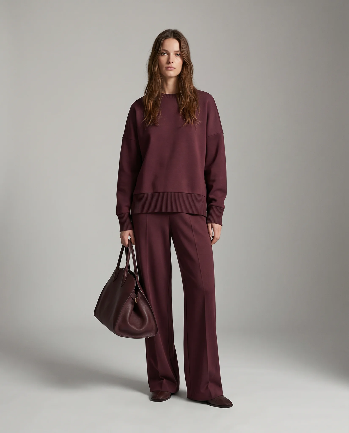Women's Soft Knit Two-Piece Co-ord Set with Long Sleeves - photo 4