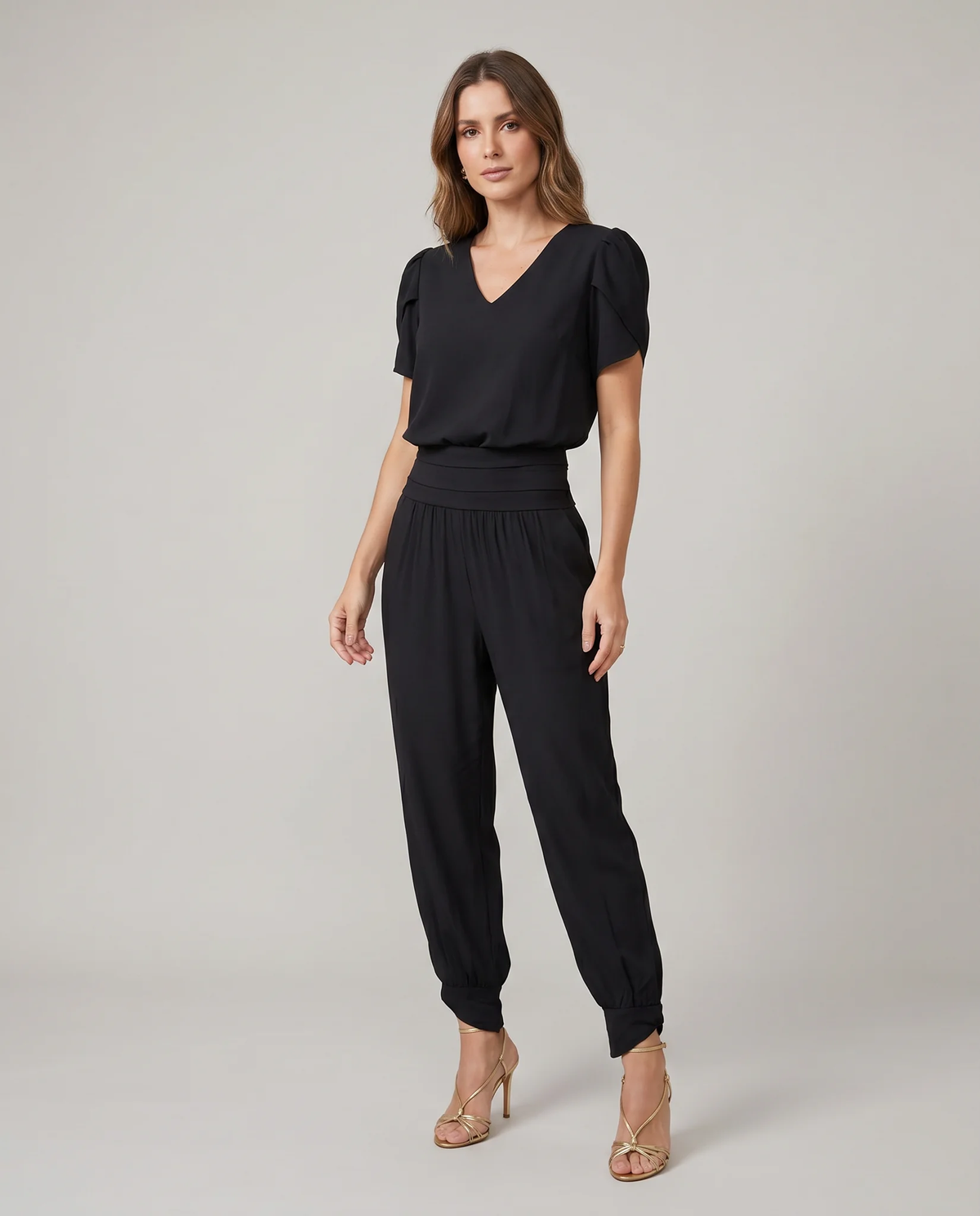 Women's Trendy Two-Piece Top and Trouser Coordinated Set - photo 2