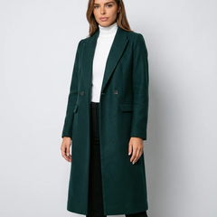 Short Classic Single-Breasted Trench Coat for Women - photo 1