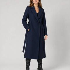 Long Classic Single-Breasted Winter Trench Coat - photo 3