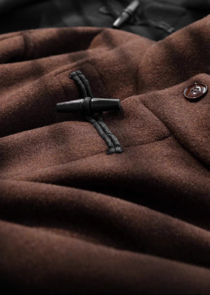 Women's Classic Wool Toggle Coat with Belted Waist - photo 6