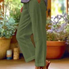 Light Green Beth | Coastal Breeze Wide-Leg Pants for Women