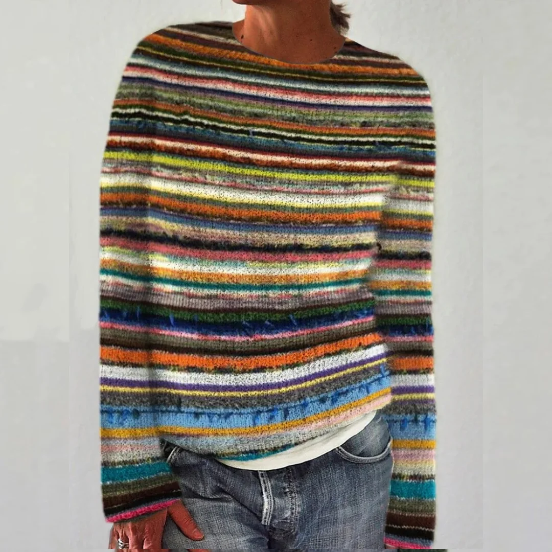 Stripes Silvana™ - Cozy Retro Sweater