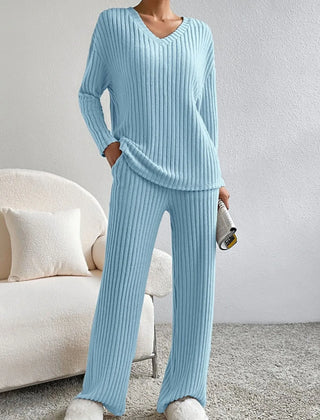 Evangeline Ribbed Knit Lounge Set - photo 7