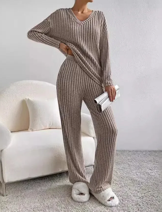 Evangeline Ribbed Knit Lounge Set - photo 8