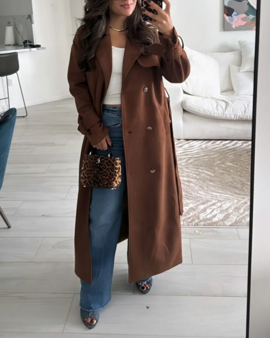 Women's Banbury Suede Trench Coat - photo 2