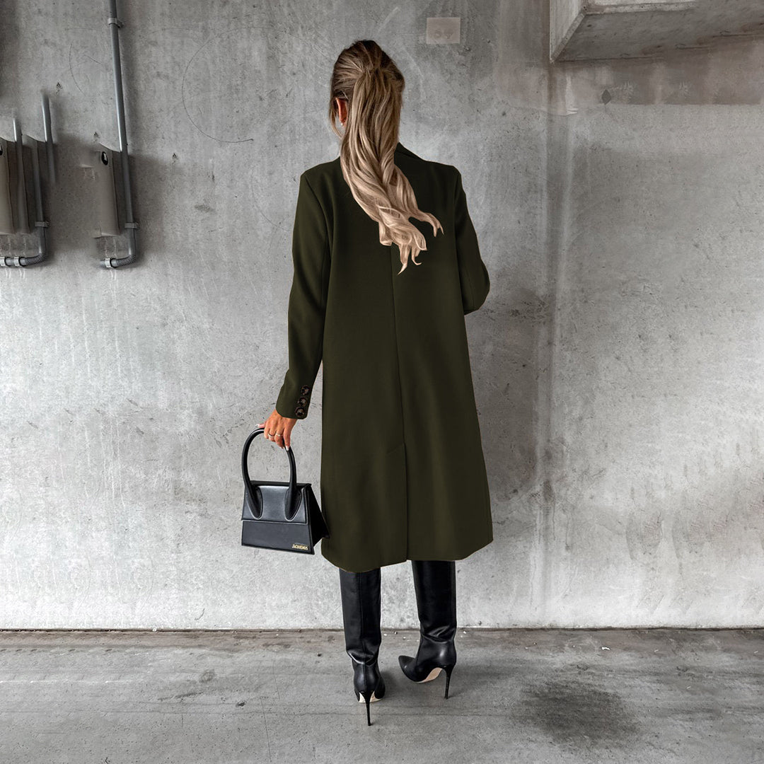 Women's Tailored Double-Breasted Coat - photo 3