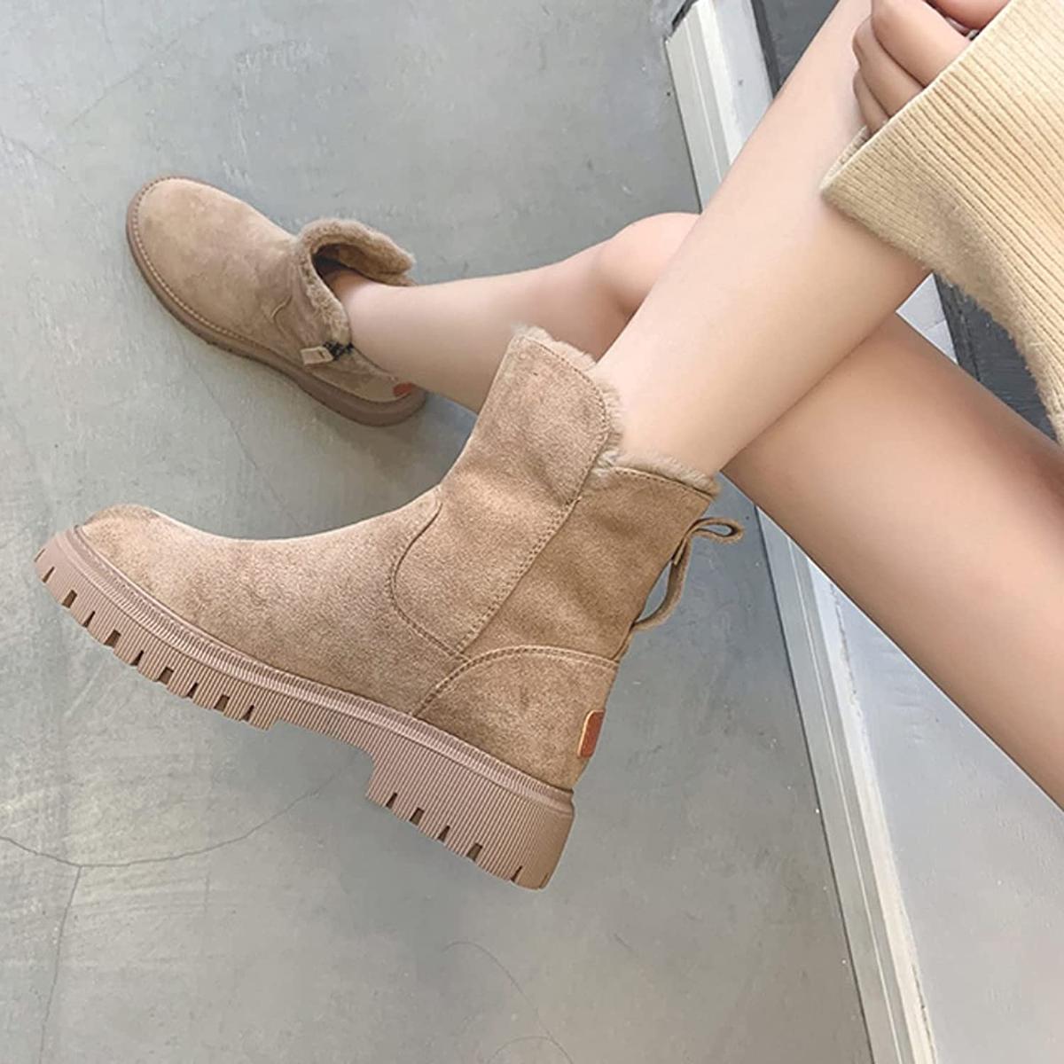 Women's Warm Fur Waterproof Winter Boots - photo 4