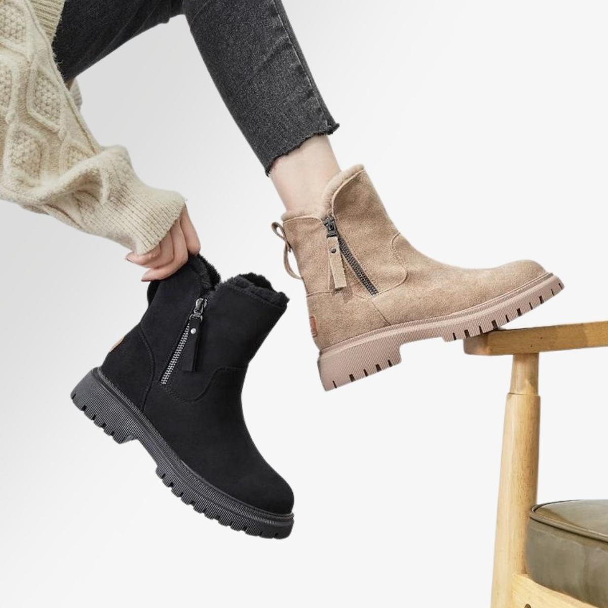 Women's Warm Fur Waterproof Winter Boots - photo 5