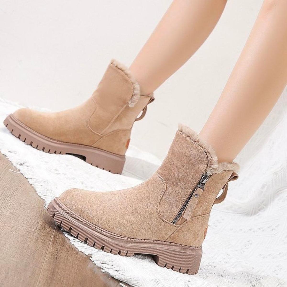 Women's Warm Fur Waterproof Winter Boots - photo 7