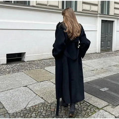 Women’s Double-Breasted Wool Blend Coat - photo 5