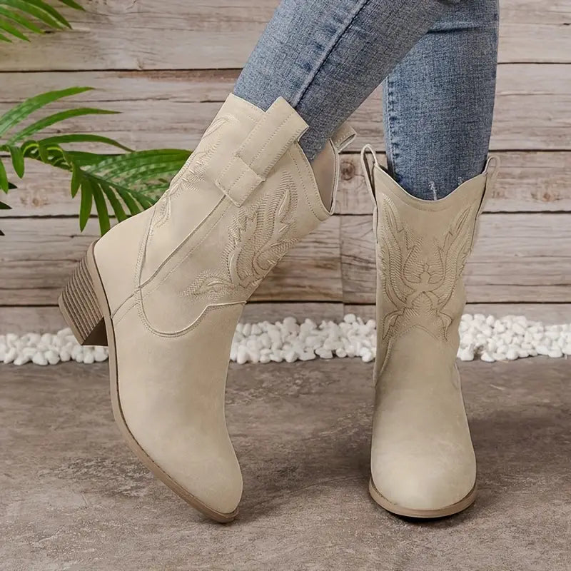 Heeled Women’s Cowgirl Boots - photo 2