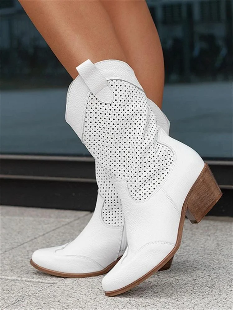 Elegant Heeled Women’s Cowgirl Boots - photo 1