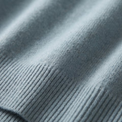 Close-up of the ribbed trim and soft texture