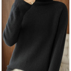 Camille Turtleneck Sweater in Black