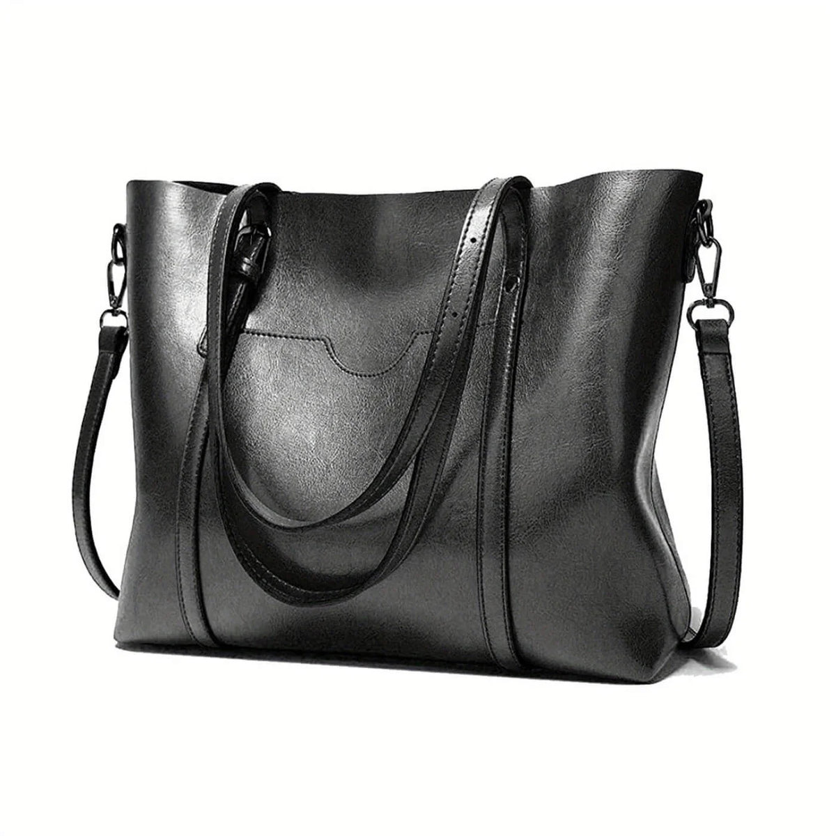 Everyday Zip Tote Bag in Black