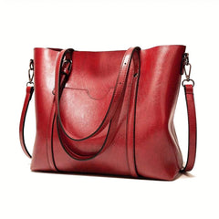Everyday Zip Tote Bag in Red