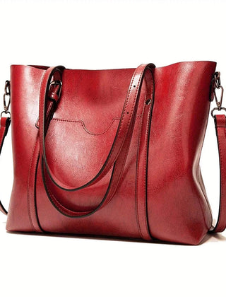 Everyday Zip Tote Bag in Red