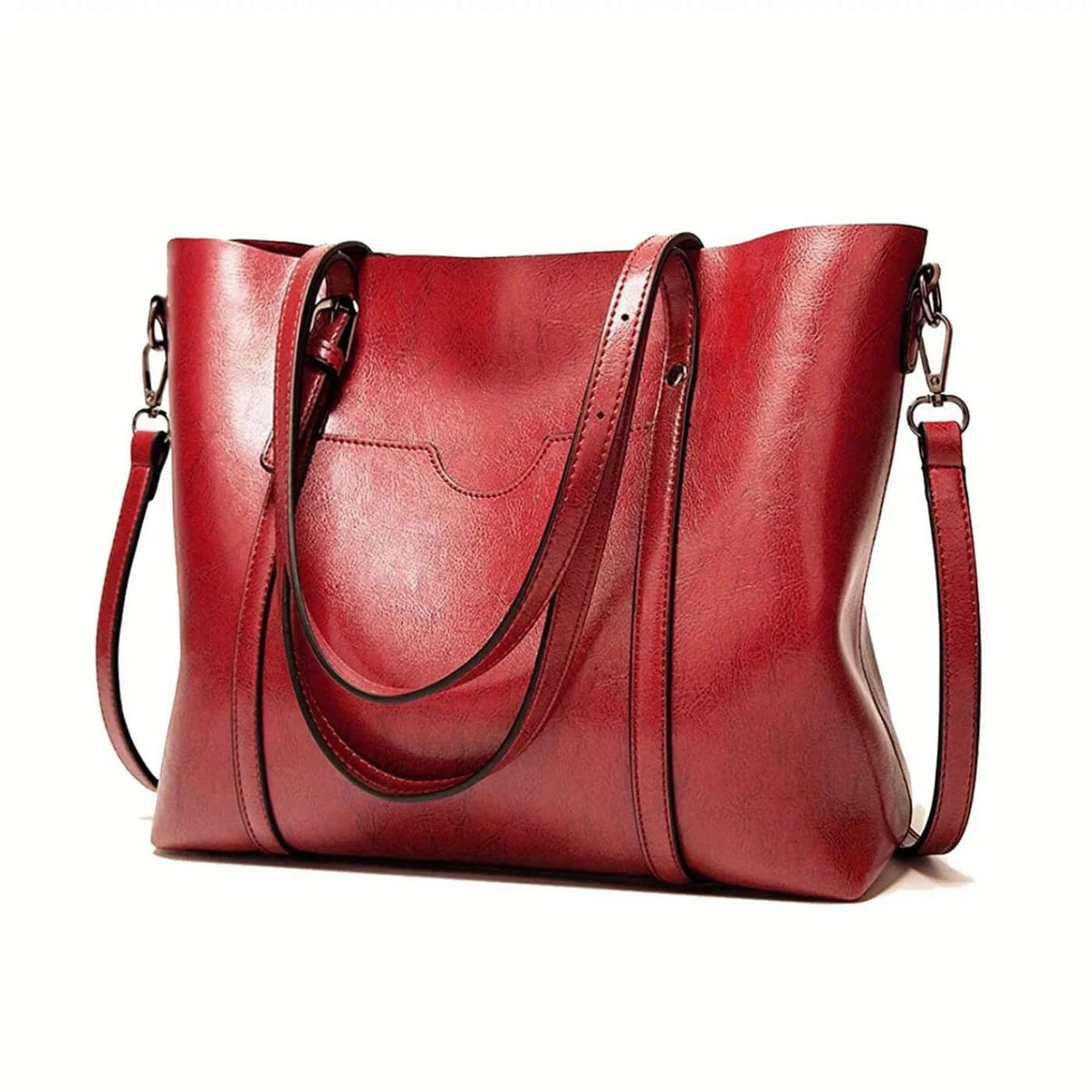 Everyday Zip Tote Bag in Red