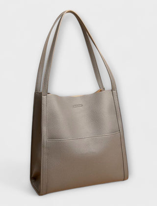Gray Olivia - Handmade Leather Bag