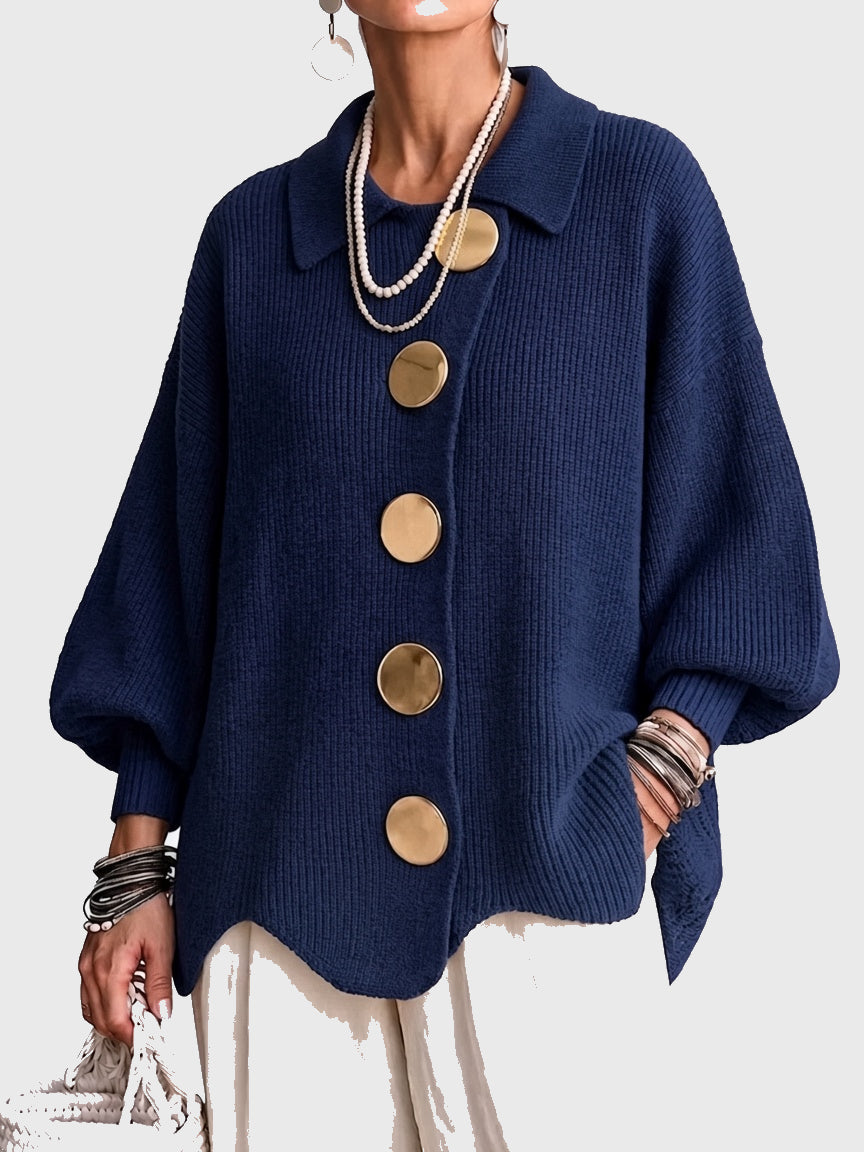 Isadora | Oversized Button Cardigan