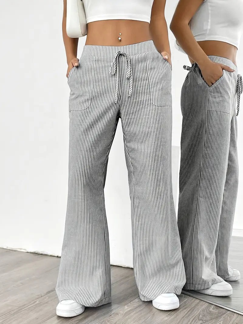 Karina | Striped Wide-Leg Pants for Women | Smart Casual - photo 25