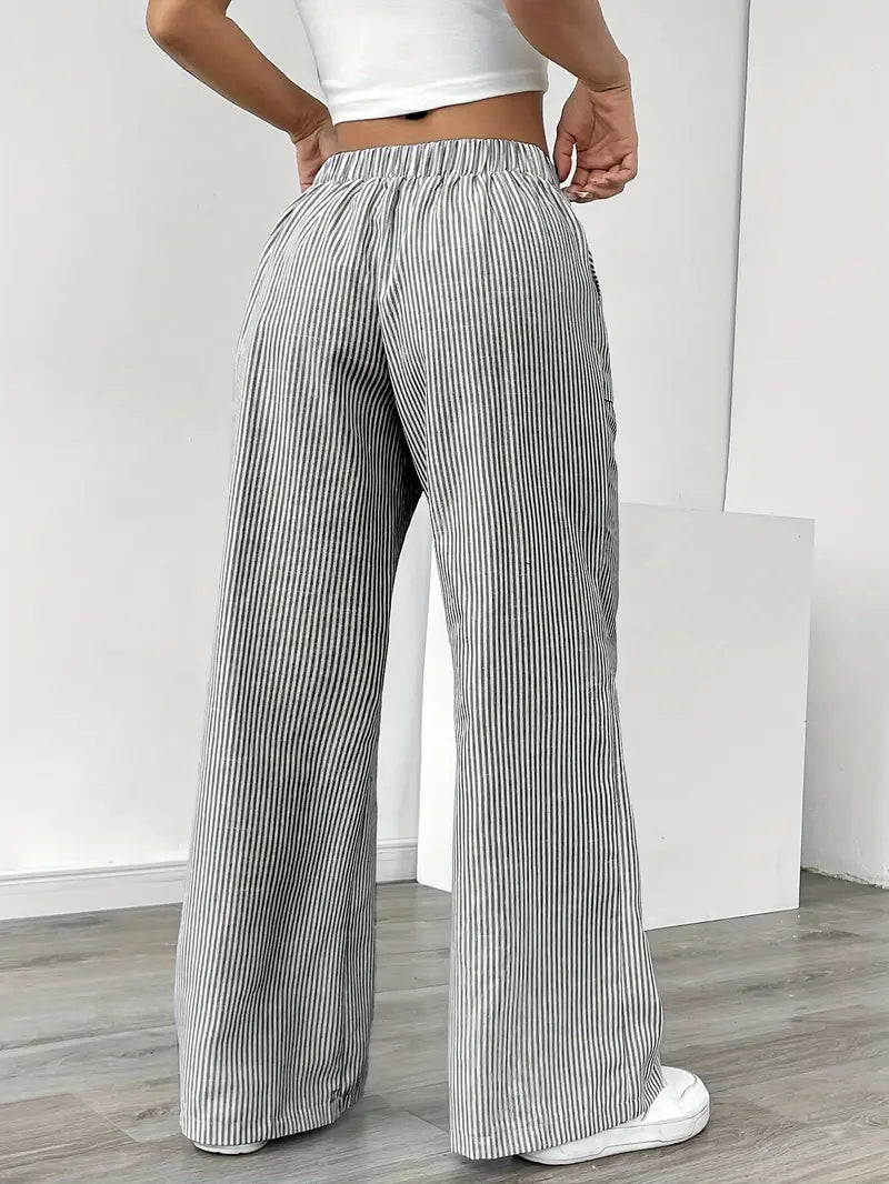 Karina | Striped Wide-Leg Pants for Women | Smart Casual - photo 26