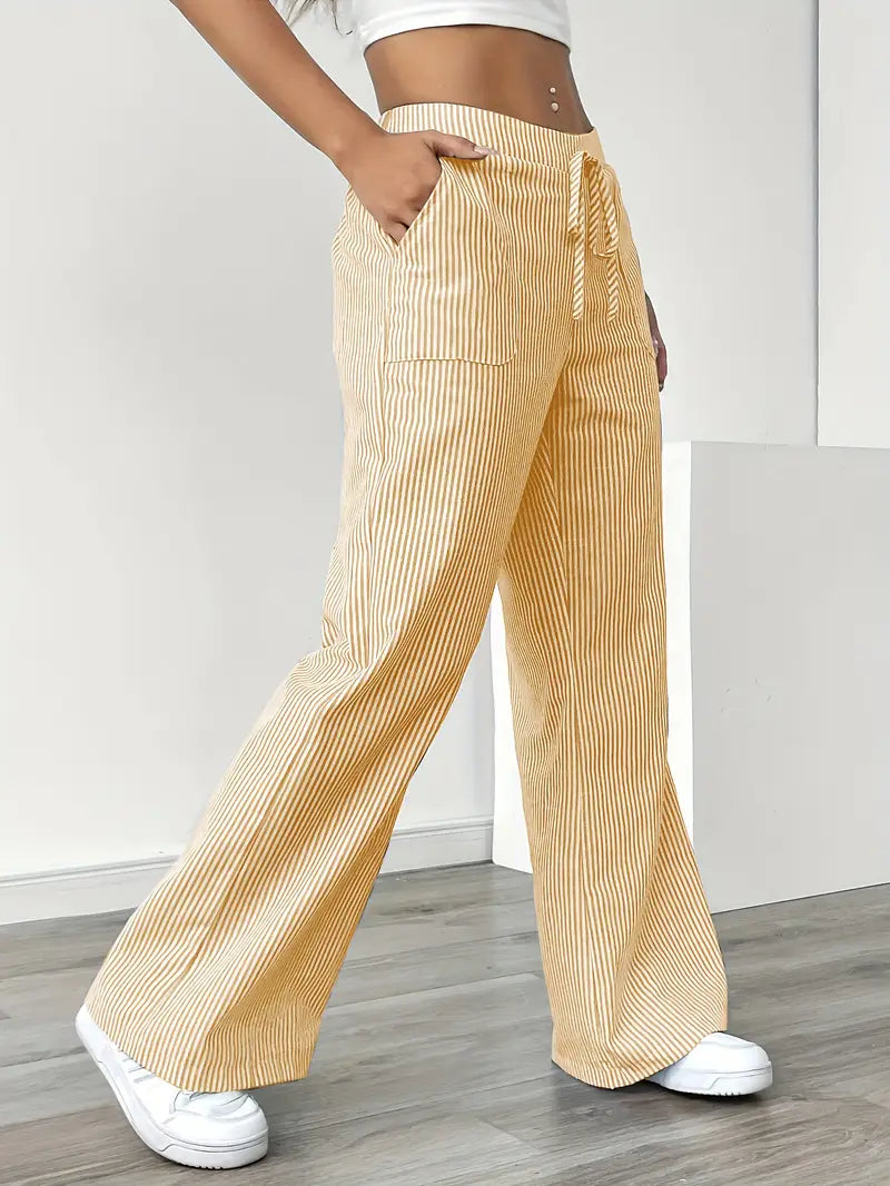 Karina | Striped Wide-Leg Pants for Women | Smart Casual - photo 3