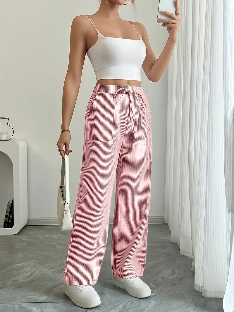 Karina | Striped Wide-Leg Pants for Women | Smart Casual - photo 4