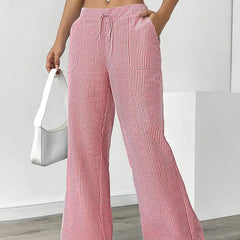 Karina | Striped Wide-Leg Pants for Women | Smart Casual - photo 8