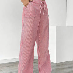 Karina | Striped Wide-Leg Pants for Women | Smart Casual - photo 9