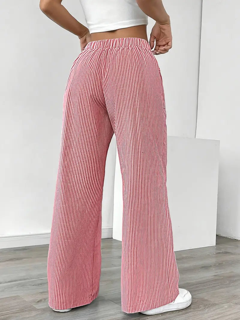 Karina | Striped Wide-Leg Pants for Women | Smart Casual - photo 10