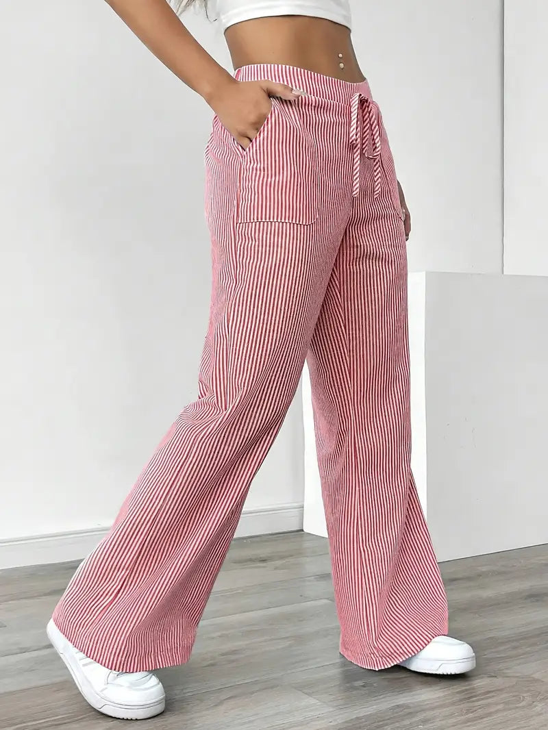 Karina | Striped Wide-Leg Pants for Women | Smart Casual - photo 11
