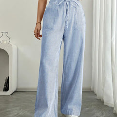 Karina | Striped Wide-Leg Pants for Women | Smart Casual - photo 12