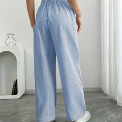 Karina | Striped Wide-Leg Pants for Women | Smart Casual - photo 13